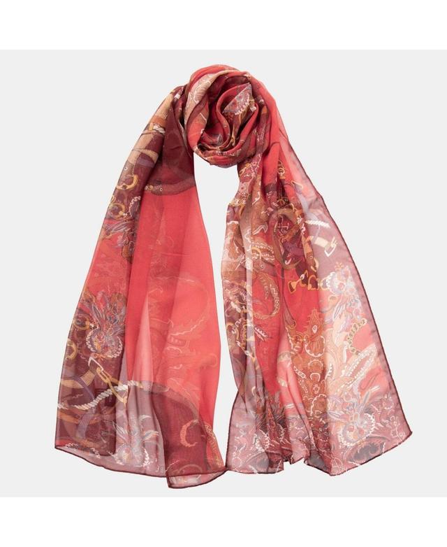 Alessandra - Long Sheer Silk Scarf for Women Product Image