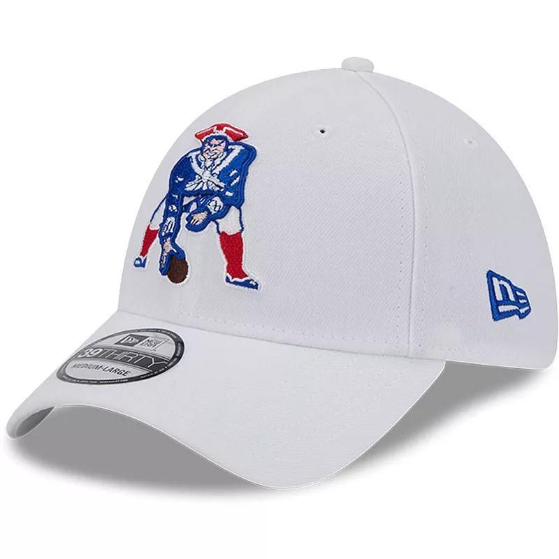 Mens New Era New England Patriots Throwback 39THIRTY Flex Hat Product Image