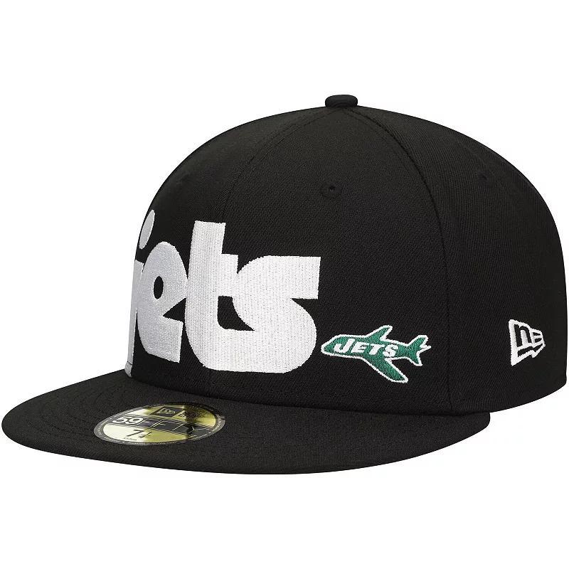 Mens New Era New York Jets Checkered Undervisor 59FIFTY Fitted Hat Product Image