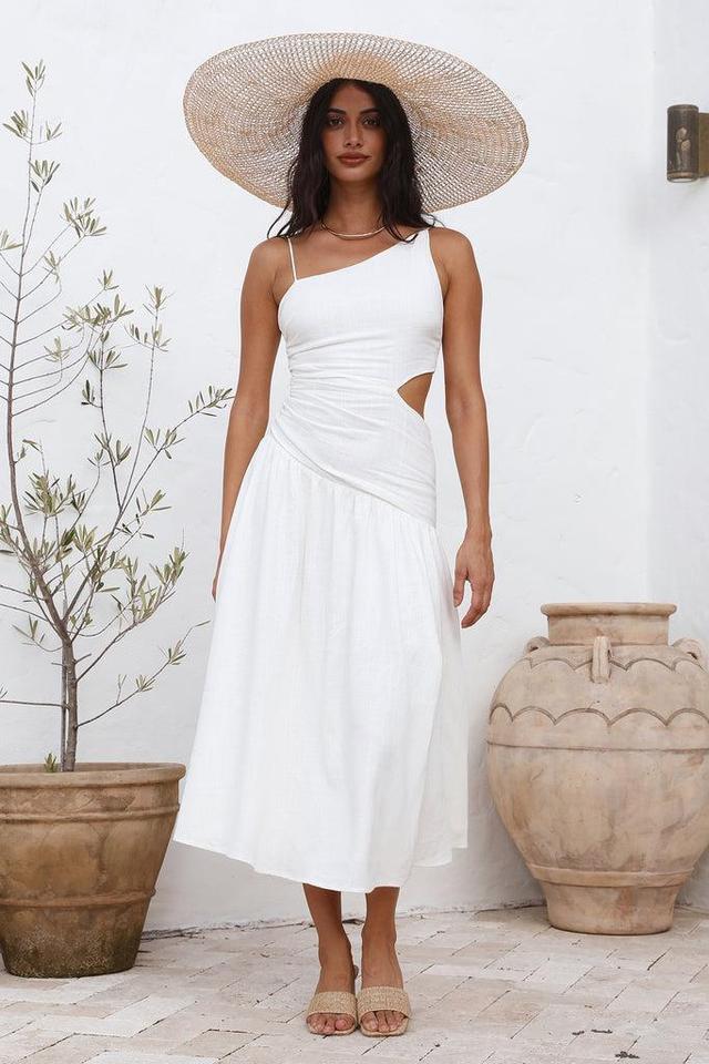 Sweetest Smile Maxi Dress White Product Image