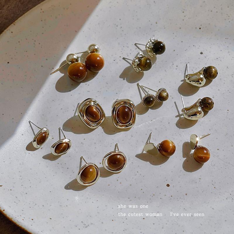 Faux Gemstone Alloy Earring (Various Designs) Product Image