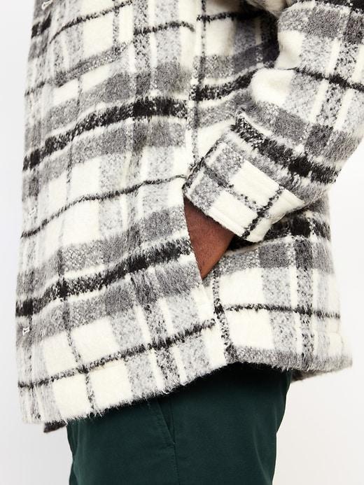 Cozy-Lined Sherpa Shacket Product Image