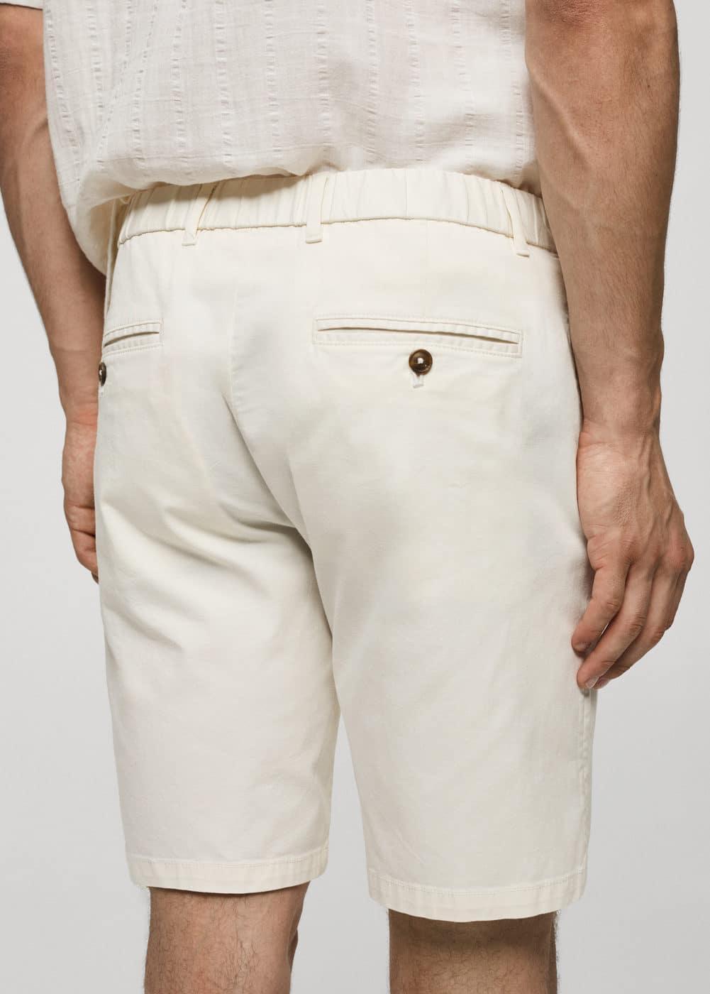 Mango Mens Slim-Fit Bermuda Shorts Product Image