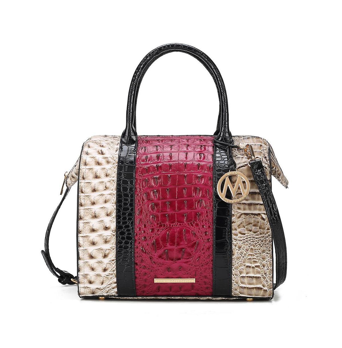 Mkf Collection Ember Faux Crocodile-Embossed Women s Satchel by Mia K Product Image