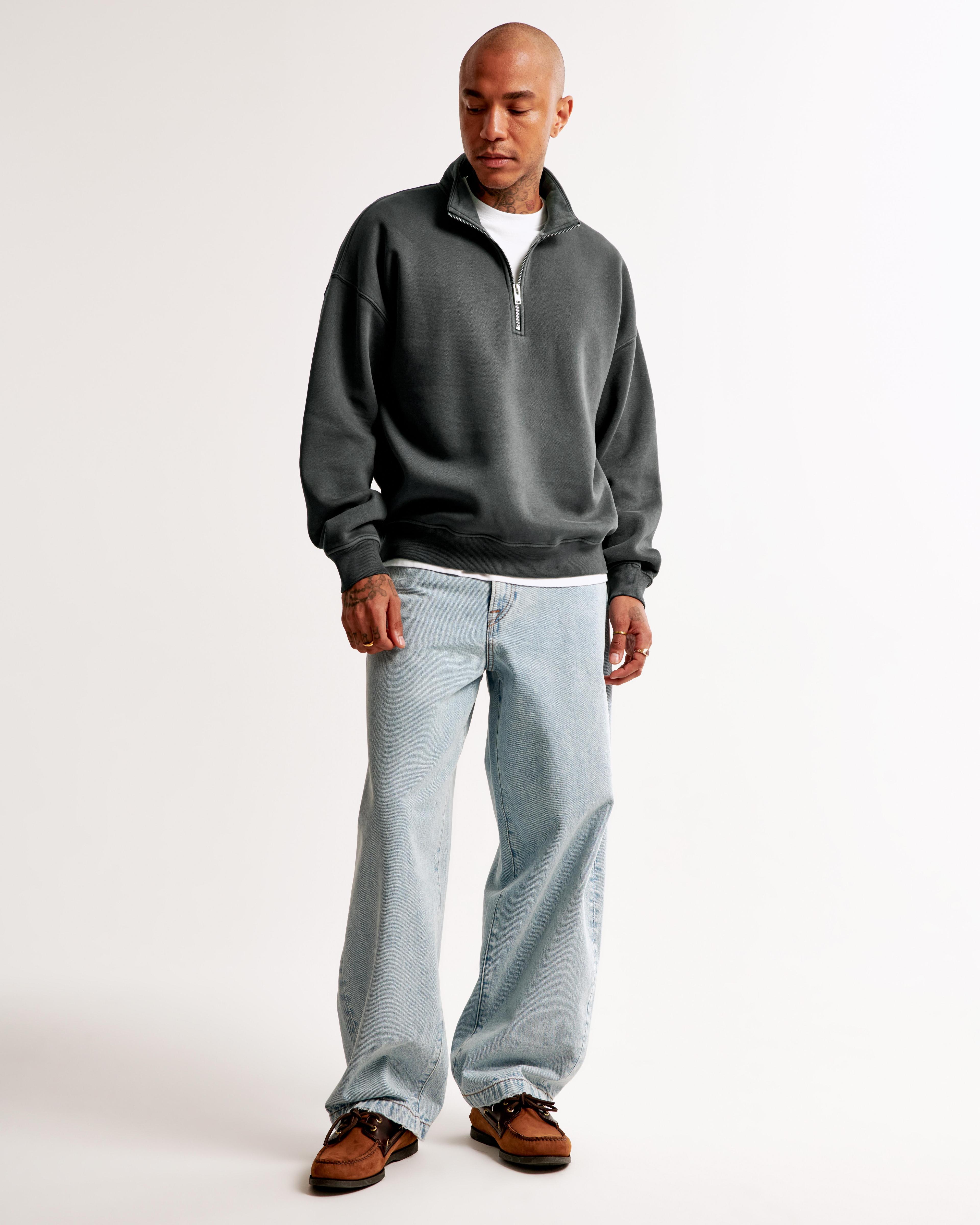 Essential Half-Zip Sweatshirt Product Image