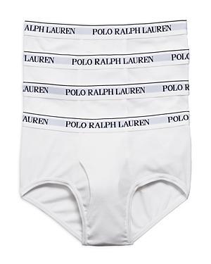 Polo Ralph Lauren Cotton Logo Waistband Briefs, Pack of 4 Product Image