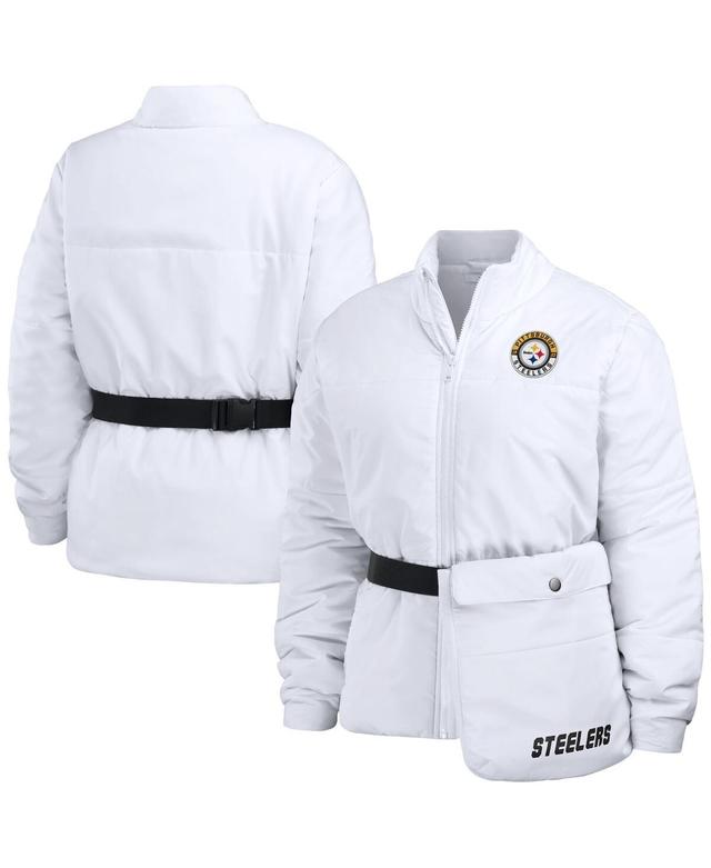 Womens Wear by Erin Andrews White Denver Broncos Packaway Full-Zip Puffer Jacket Product Image