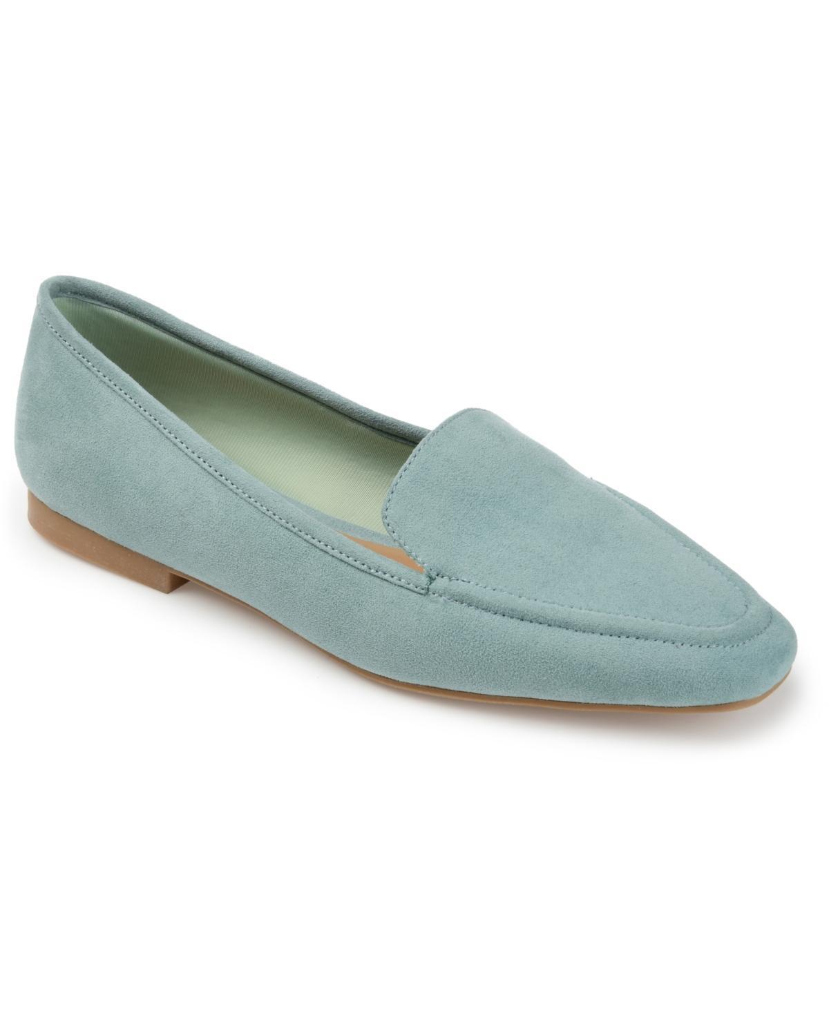 Journee Collection Tullie Womens Loafers Green Product Image