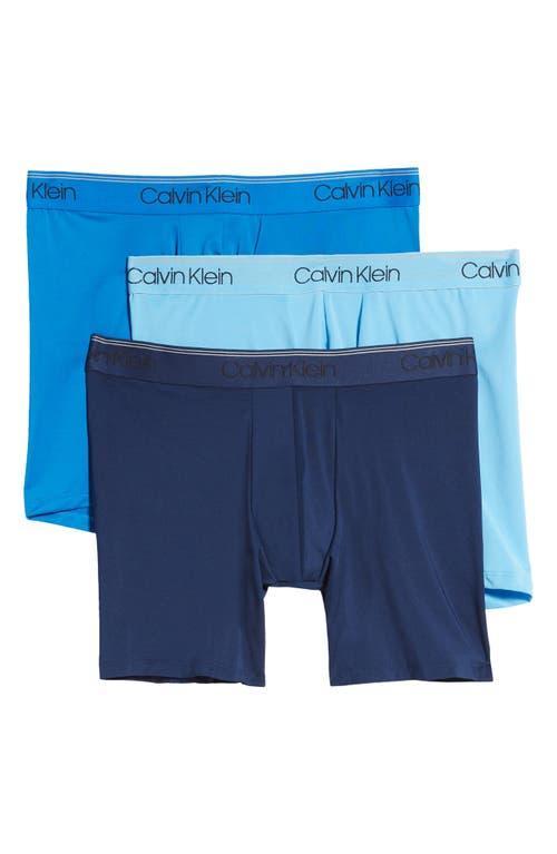 Calvin Klein 3-Pack Low Rise Microfiber Stretch Boxer Briefs Product Image