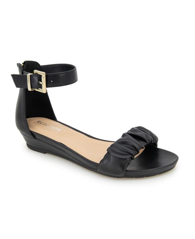 Kenneth Cole Reaction Womens Great Scrunch Two-Piece Wedge Sandals Product Image