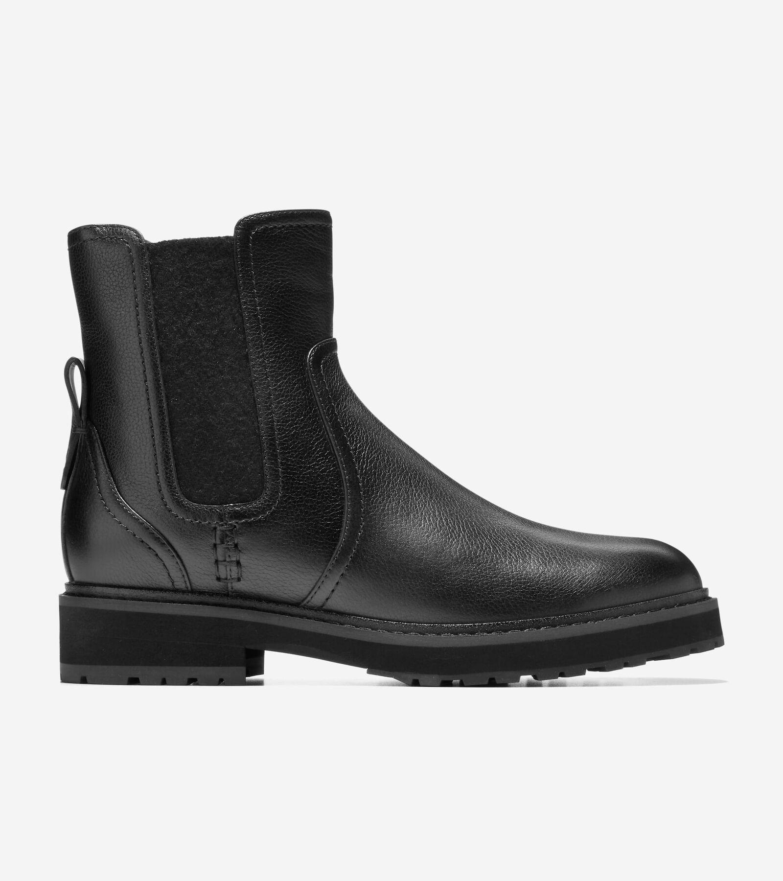 Cole Haan Womens Greenwich Chelsea Booties Waterproof - Black Size 10 Product Image