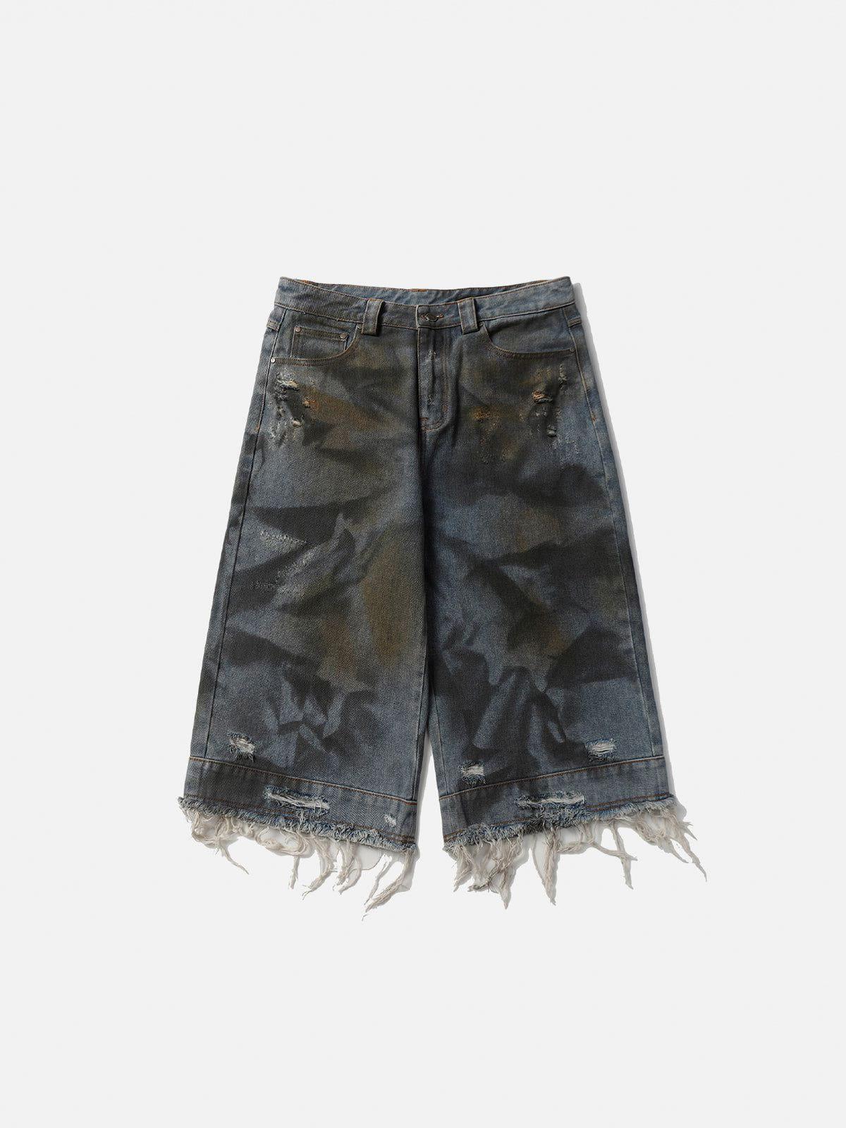 Aelfric Eden Graffiti Fringe Jorts Product Image