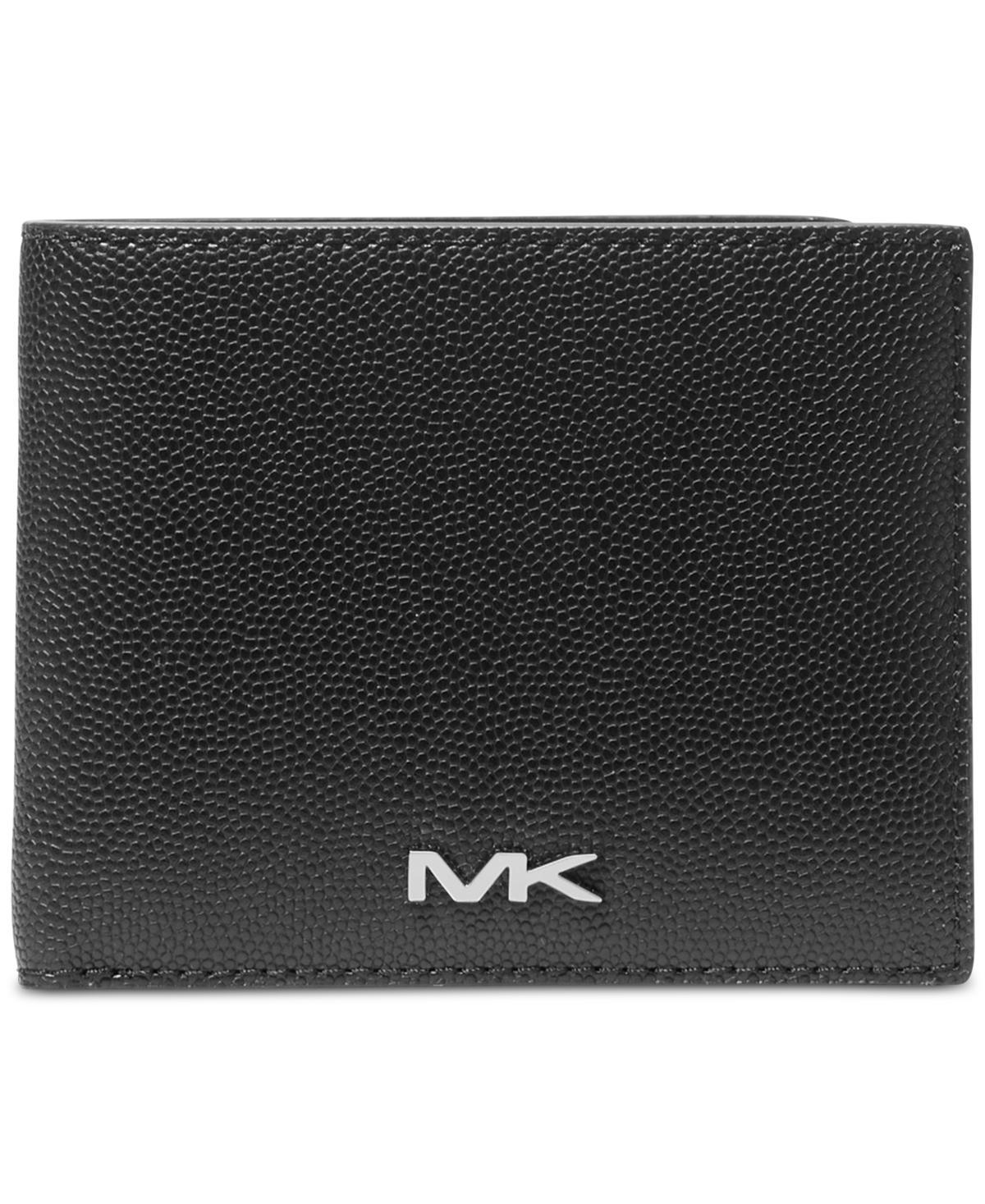 Michael Kors Mens Slim Billfold with Plated Hardware - Black Product Image