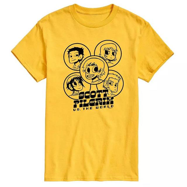 Mens Scott Pilgrim Vs The World Characters Graphic Tee Product Image