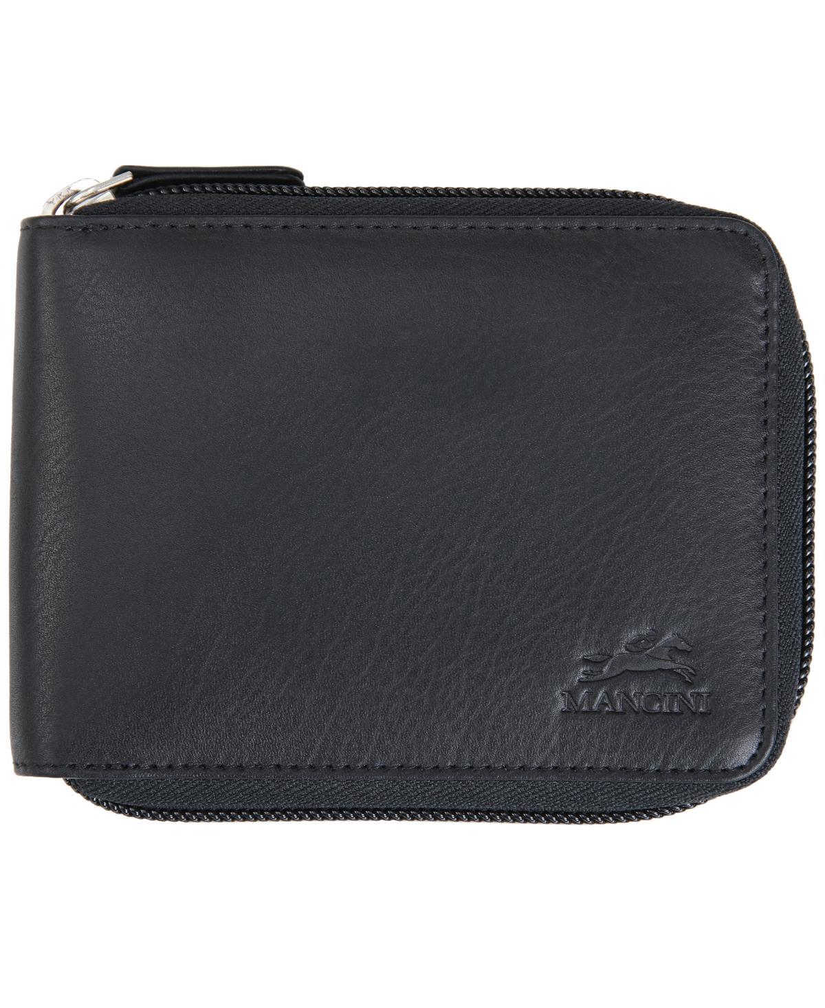 Mens Monterrey Collection Zippered Bifold Wallet with Removable Pass Case Product Image