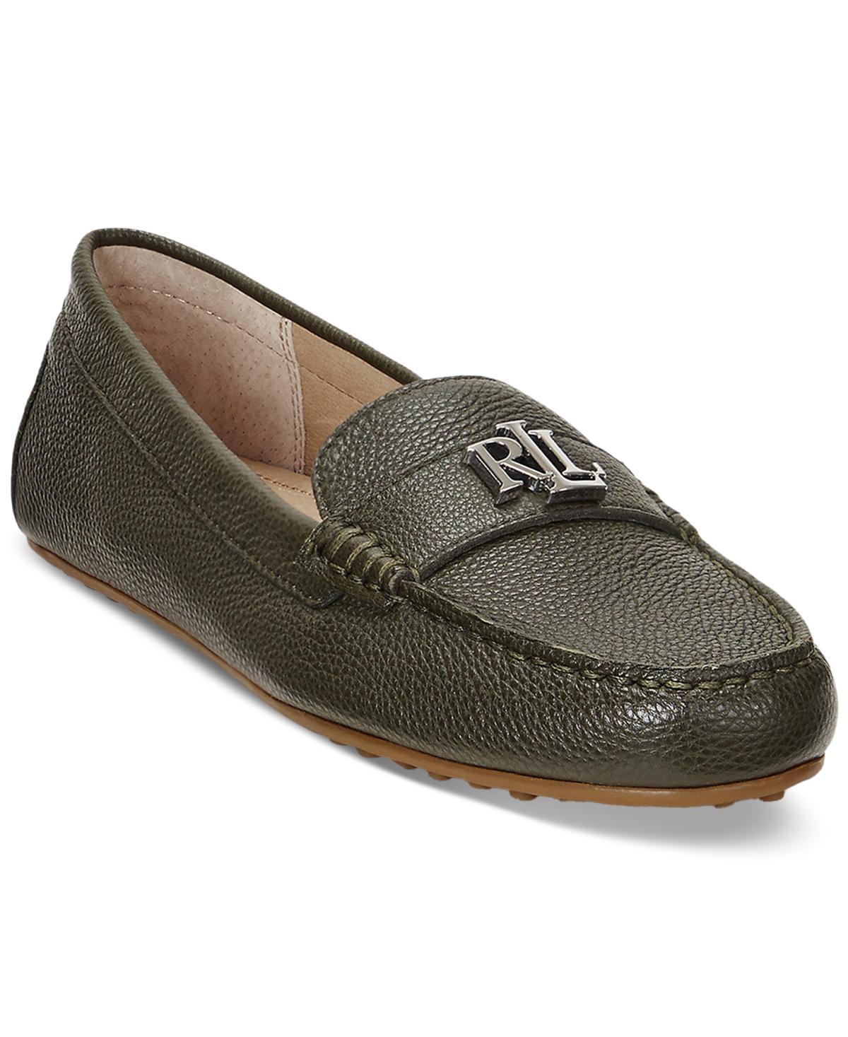 Lauren Ralph Lauren Womens Barnsbury Slip-On Driver Loafer Flats Product Image