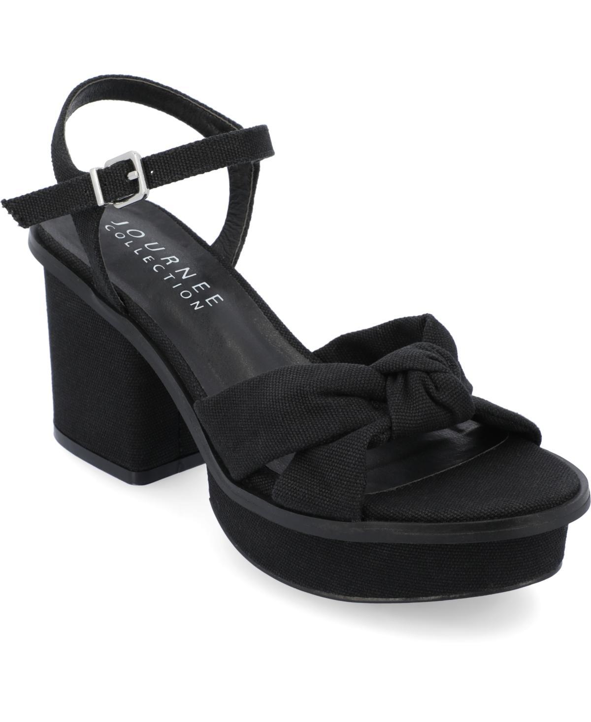 Journee Collection Womens Garner Platform Sandals Product Image