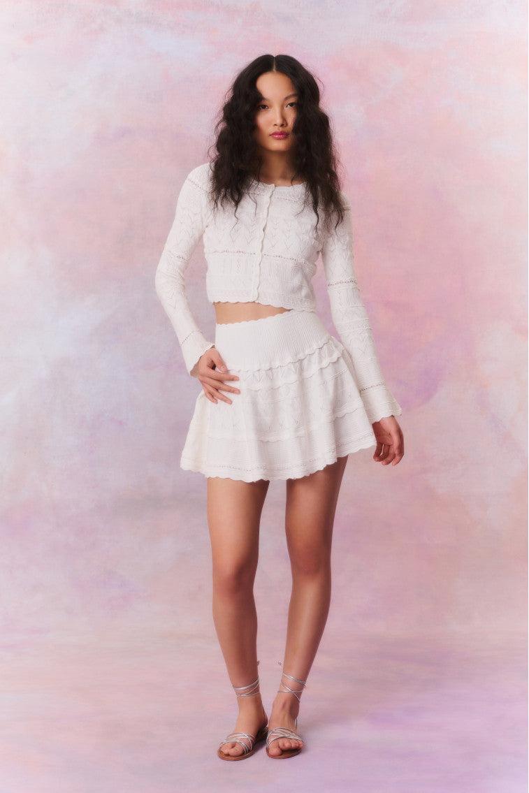 Colella Knitted Mini Skirt Product Image