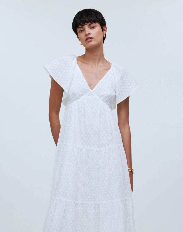 Flutter-Sleeve Maxi Dress Product Image