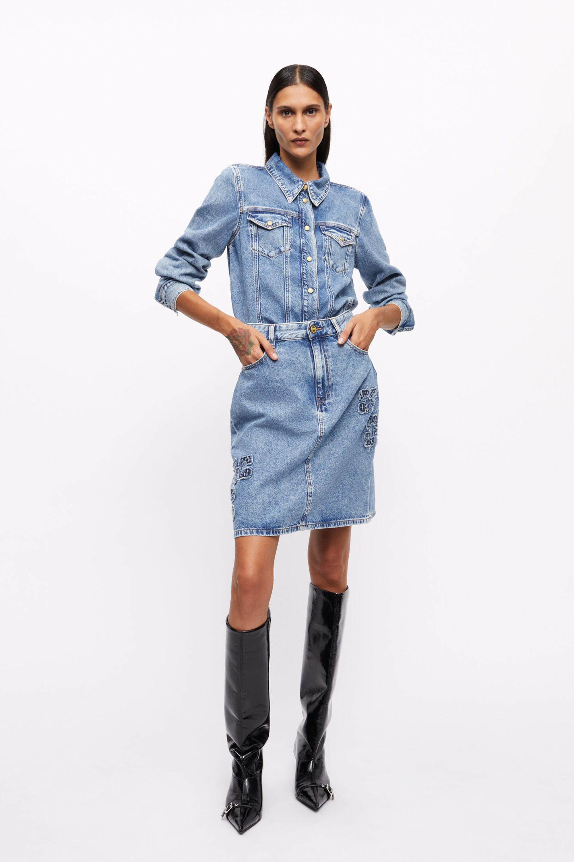 Blue Denim Skirt product image