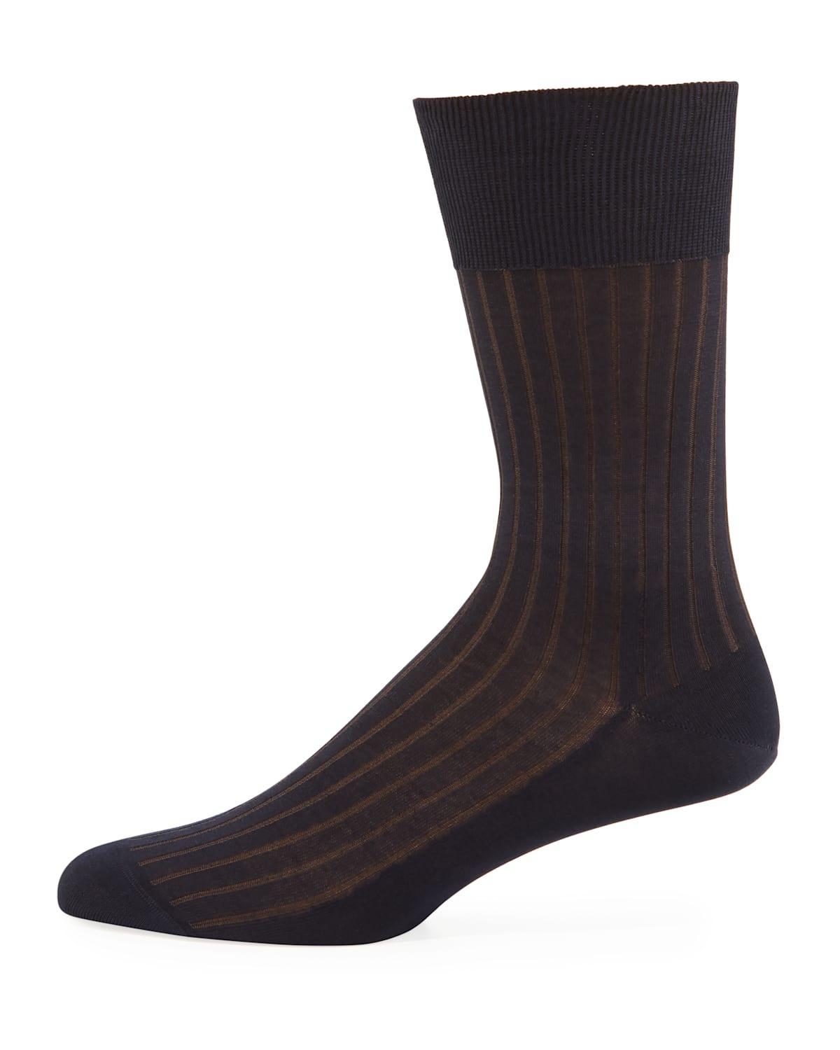 Falke Shadow Mid-Calf Socks (Flanell) Men's Crew Cut Socks Shoes Product Image