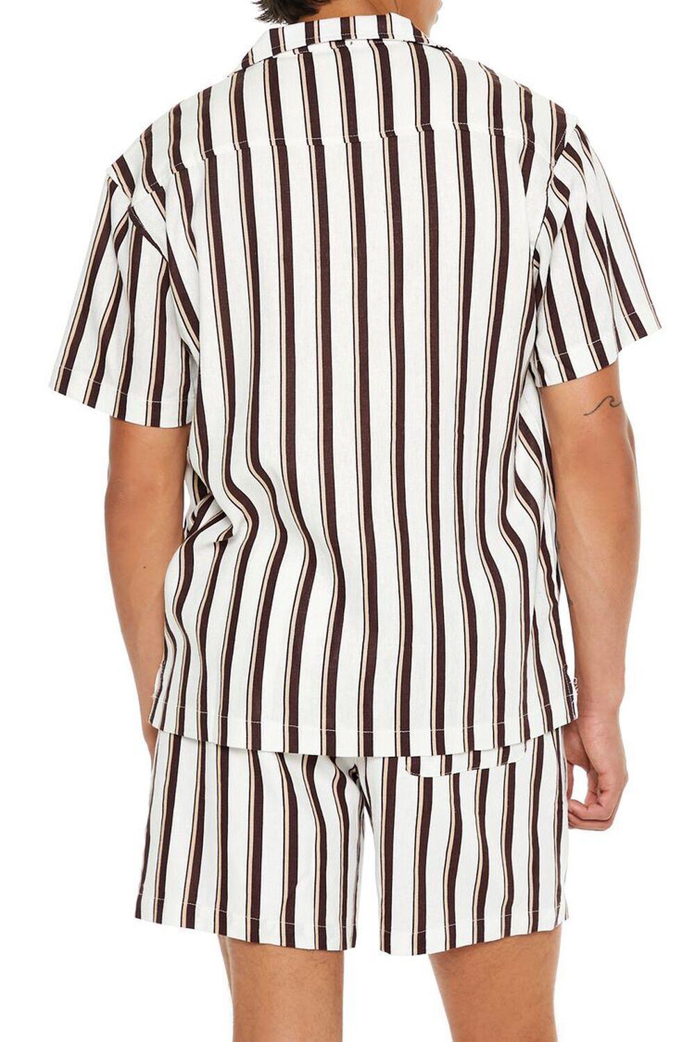 Striped Linen-Blend Shirt | Forever 21 Product Image