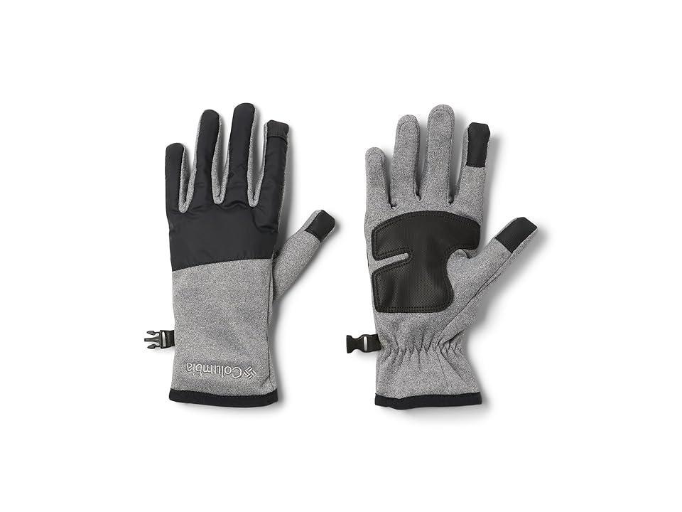 Columbia Wocloudcap Fleece Gloves (City Grey Heather/Black) Extreme Cold Weather Gloves Product Image