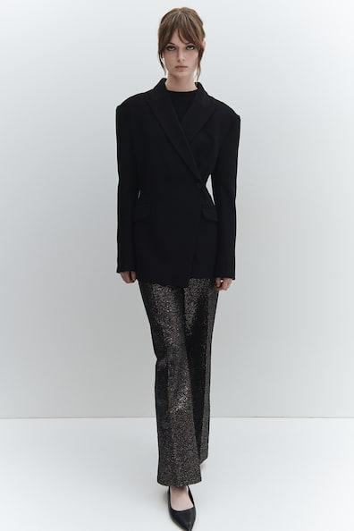 Straight-Leg Embellished Pants Product Image