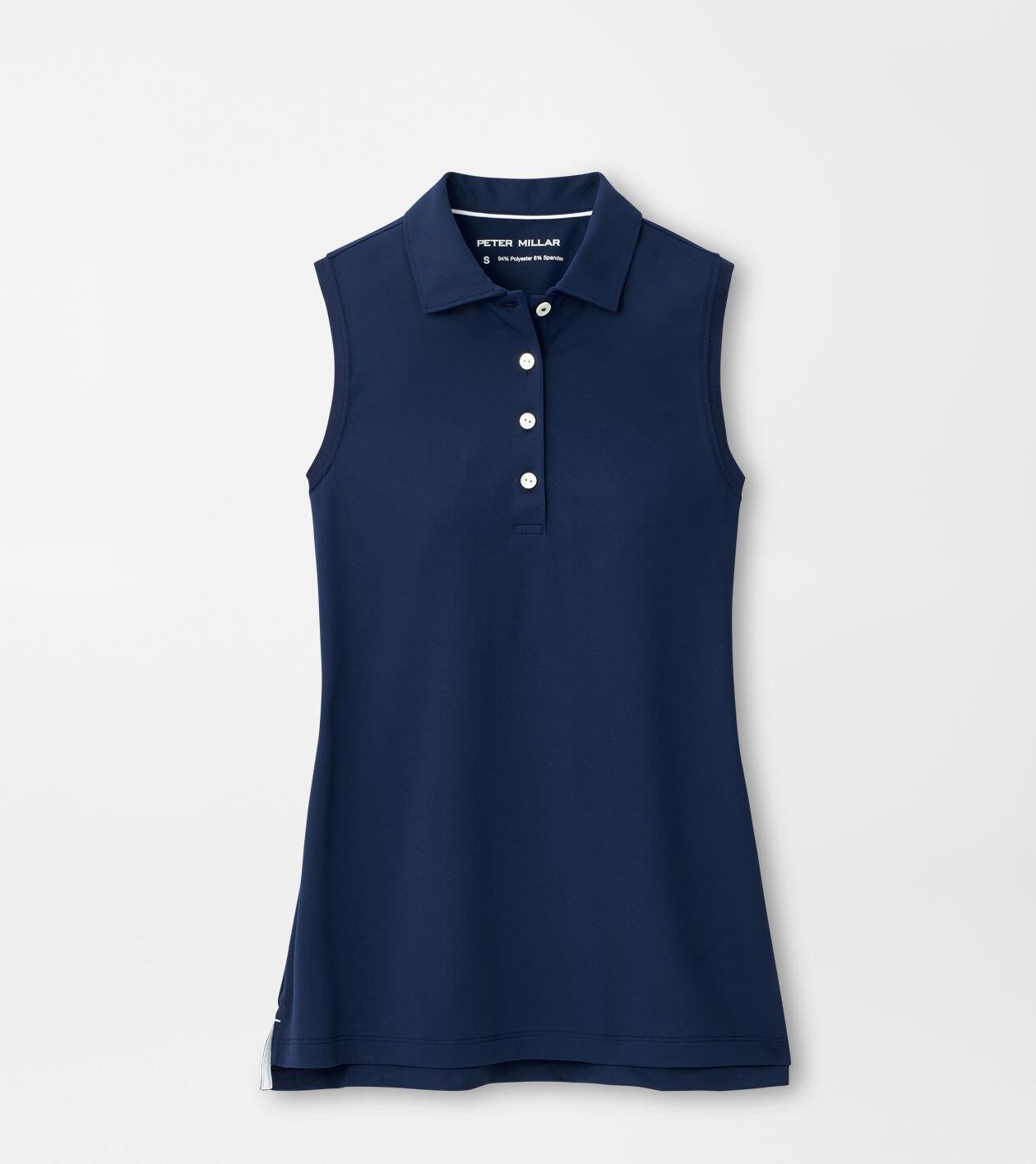 Sleeveless Banded Button Polo product image