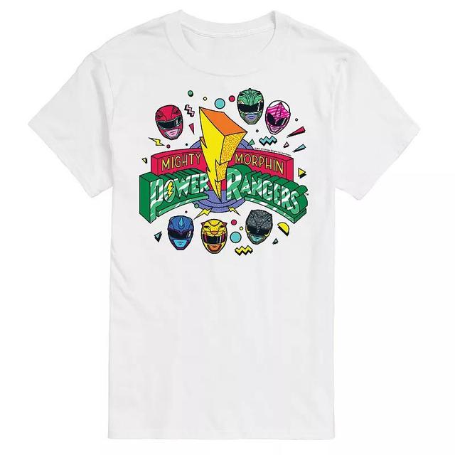 Mens Power Rangers 90s Logo Graphic Tee Product Image