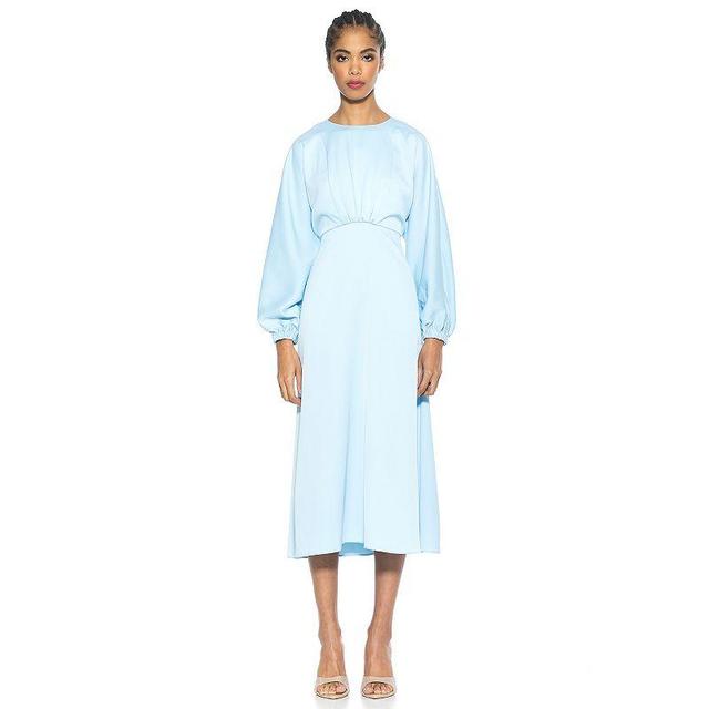 Womens ALEXIA ADMOR Constance Draped Dolman Sleeve Fit And Flare Dress Product Image