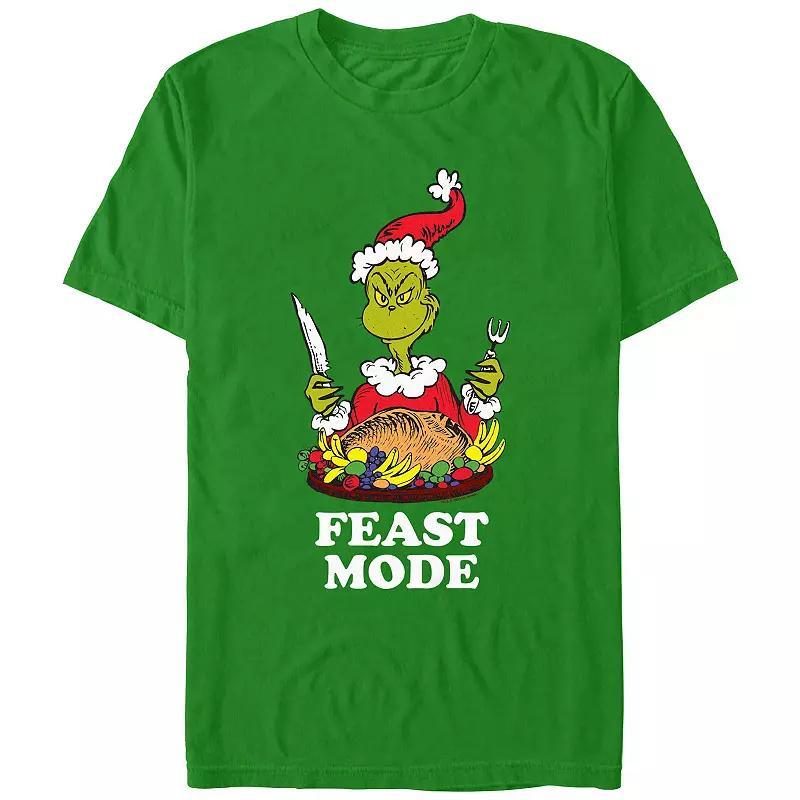 Big & Tall Dr. Seuss Grinch Feast Mode Graphic Tee, Mens Product Image