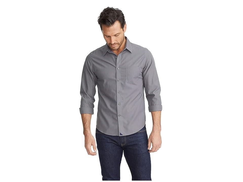 UNTUCKit Sangiovese - Wrinkle Free (Grey) Men's Clothing Product Image