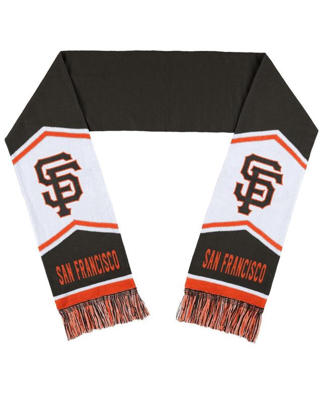 Womens Wear by Erin Andrews San Francisco Giants Jacquard Stripe Scarf - Black Product Image