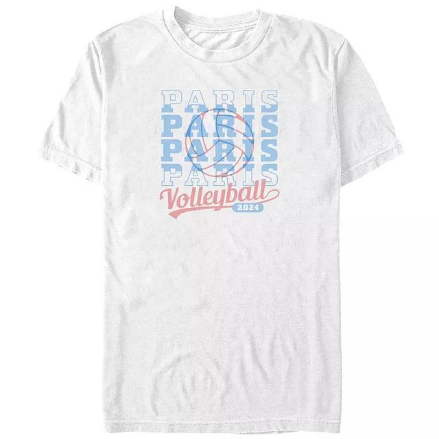 Big & Tall Paris Volleyball 2024 Graphic Tee, Mens Product Image