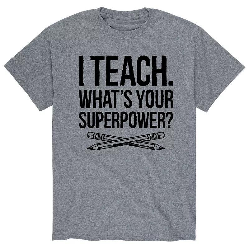 Mens I Teach Whats Your Superpower Tee Product Image