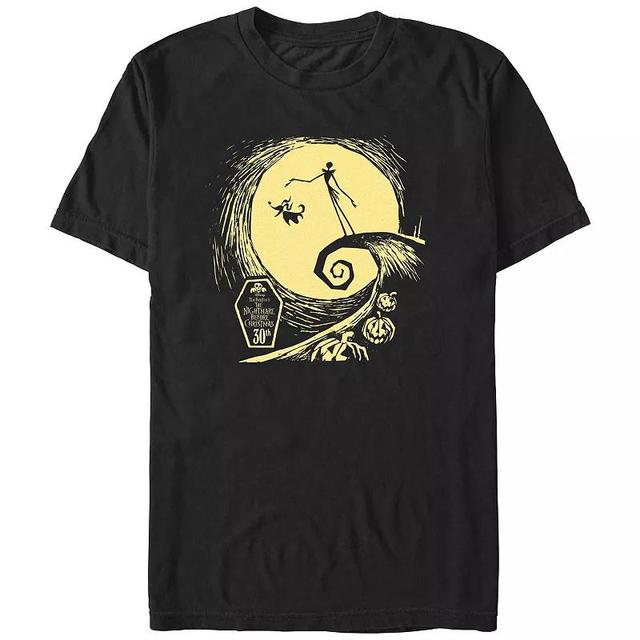 Disneys The Nightmare Before Christmas Spiral Hill 30th Mens Graphic Tee Product Image