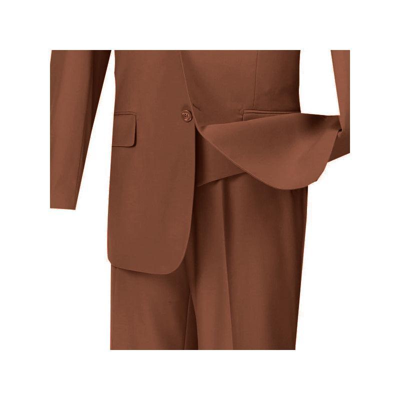 Morgan Collection - Regular Fit 3 Piece Suit 2 Button Cognac Product Image