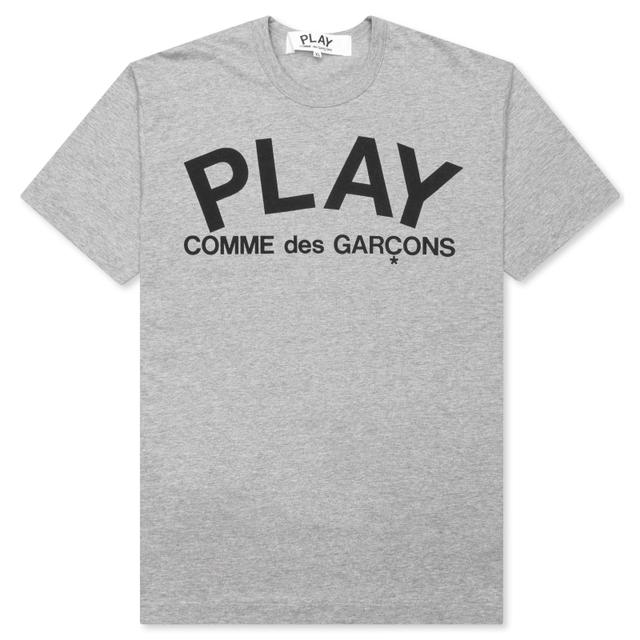 Text T-Shirt - Grey Male Product Image