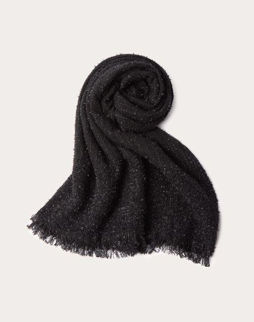 V DETAIL CASHMERE SCARF Product Image