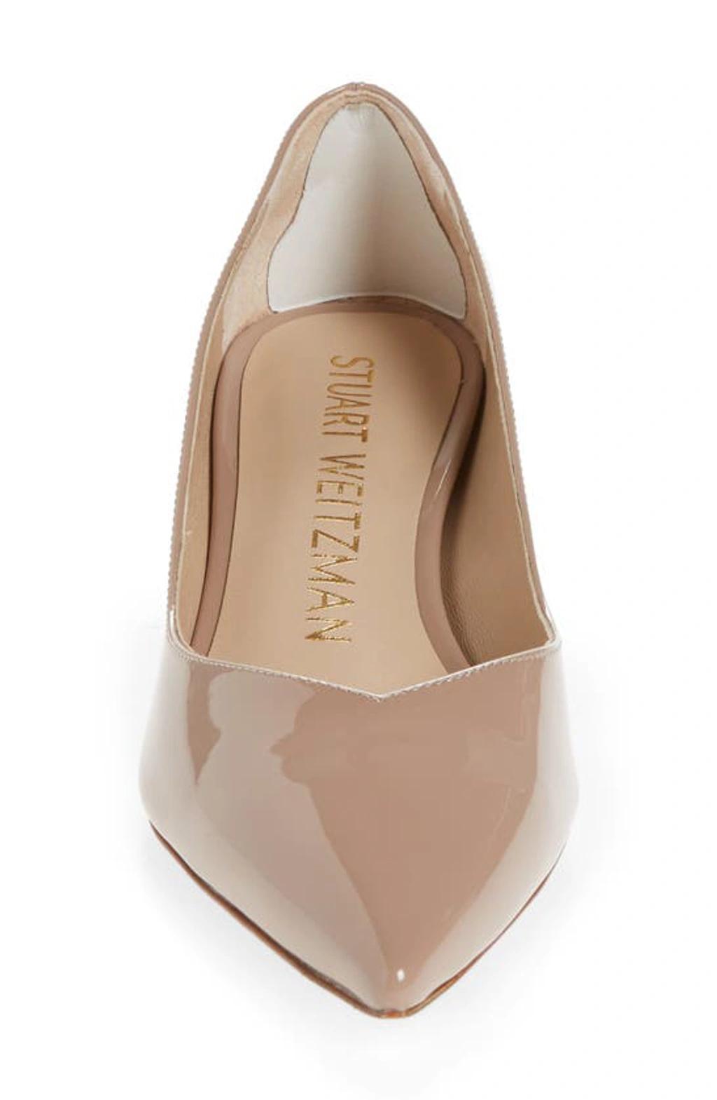 STUART WEITZMAN Kitten 60mm Leather Pumps In Fawn Product Image