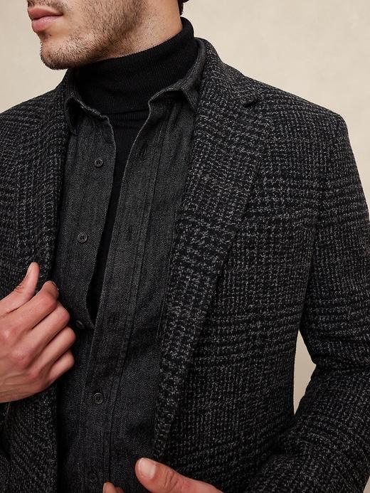 Tailored-Fit Plaid Jacket Product Image