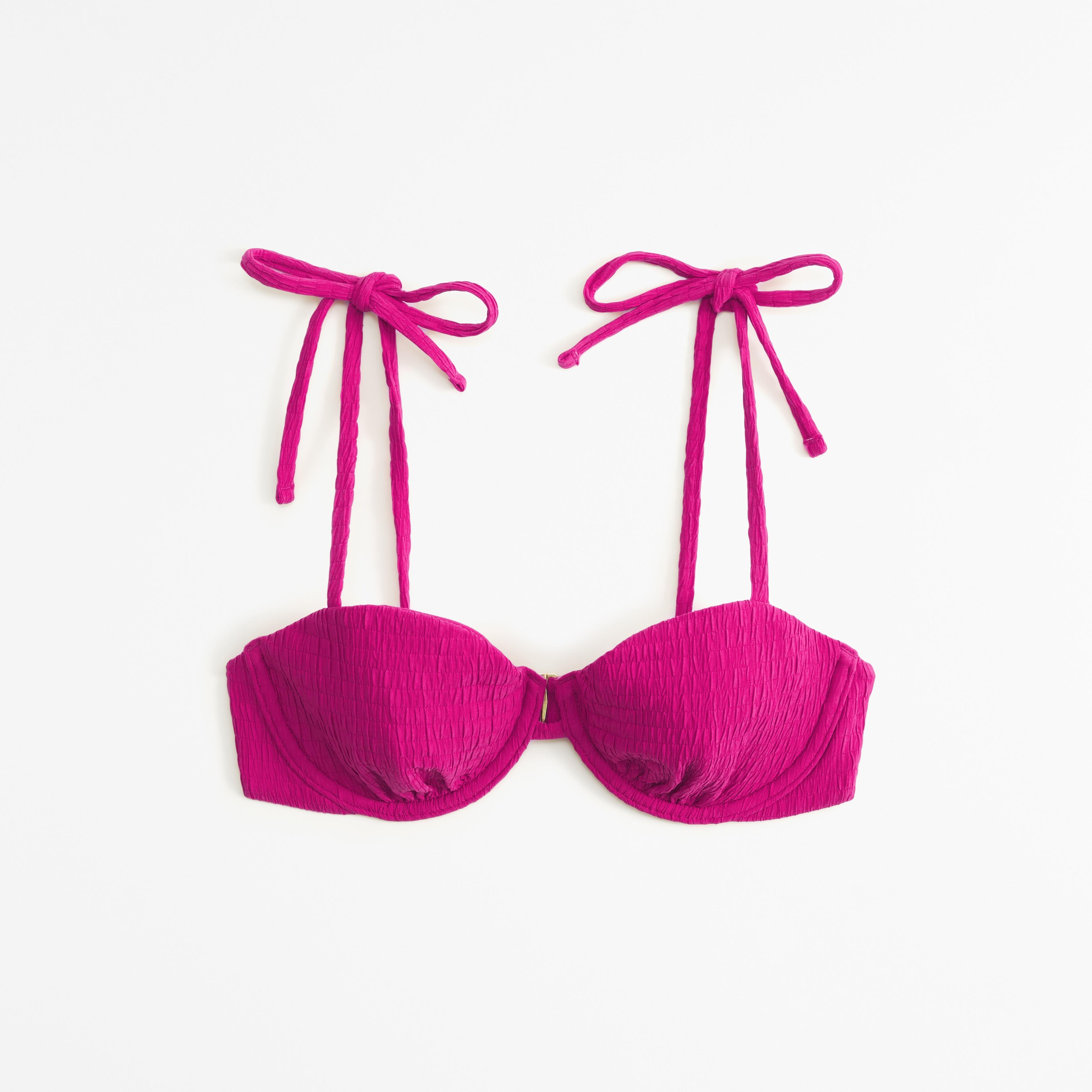 Tie-Strap Underwire Bikini Top Product Image