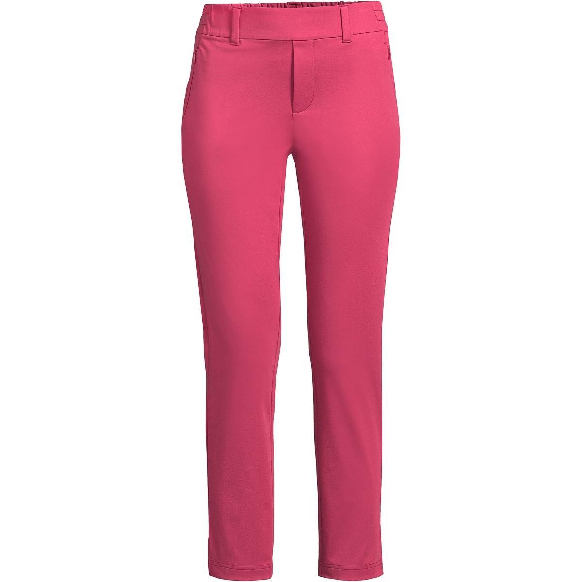 Lands End Womens Flex Mid Rise Pull On Crop Pants Product Image