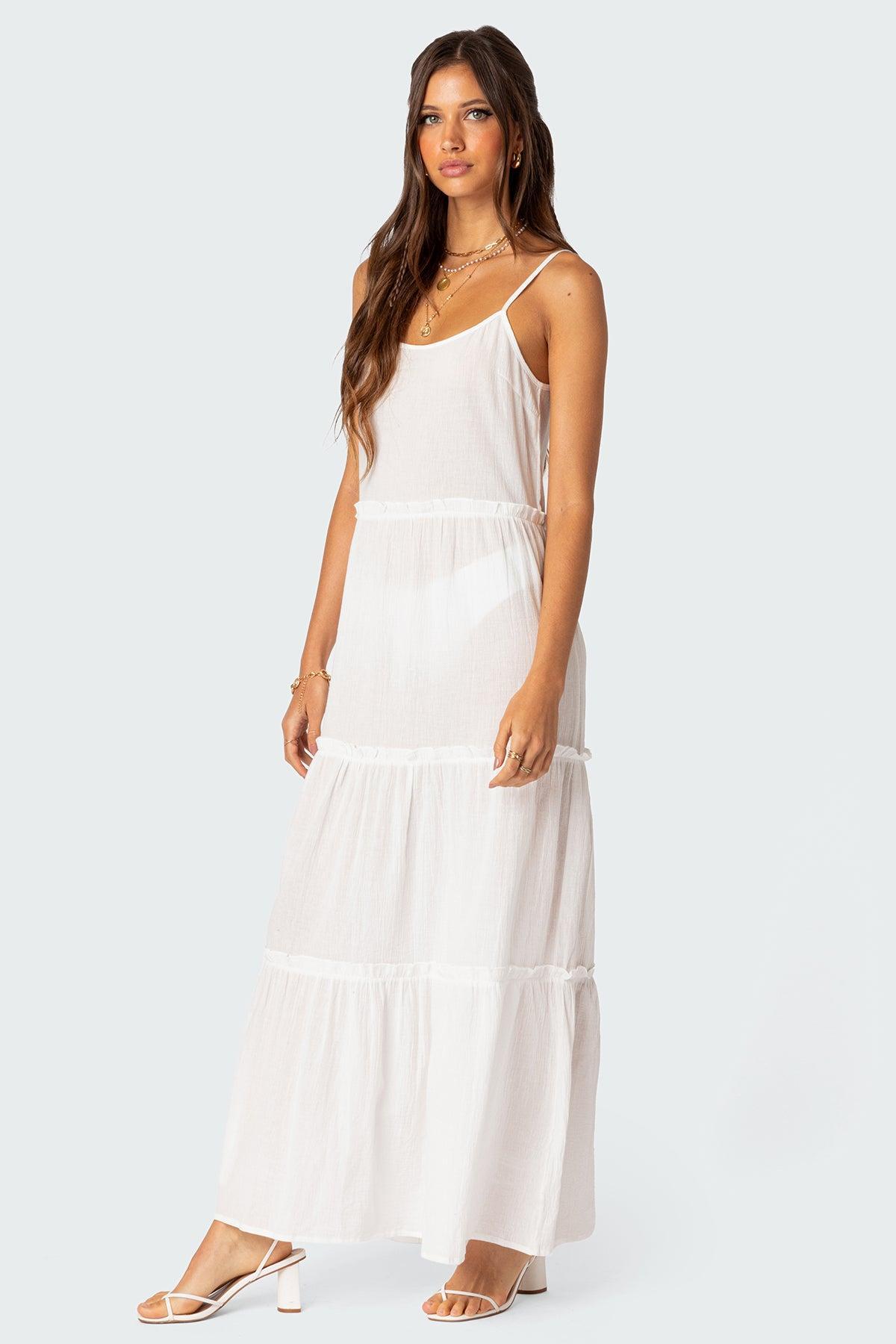 Radiant Tiered Maxi Dress Product Image