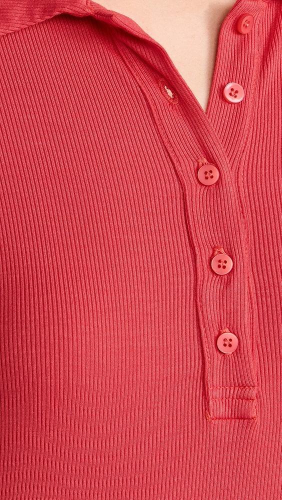 Stateside 2x1 Fine Rib Polo | Shopbop Product Image