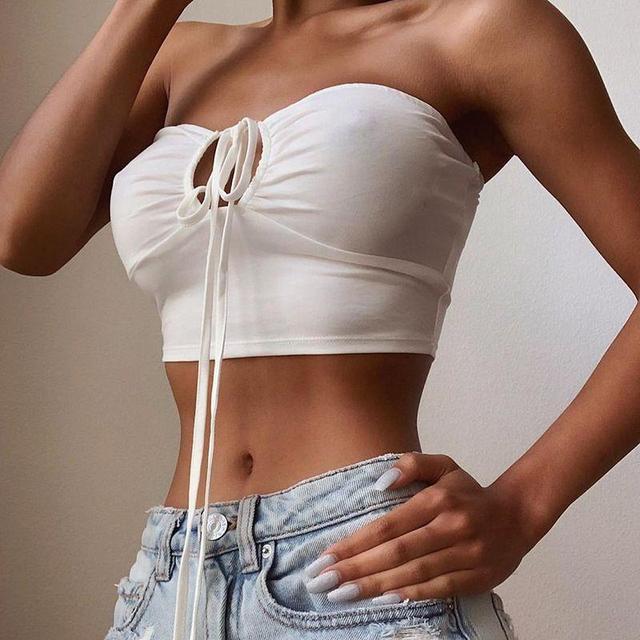 Halter-Neck Cropped Top Product Image