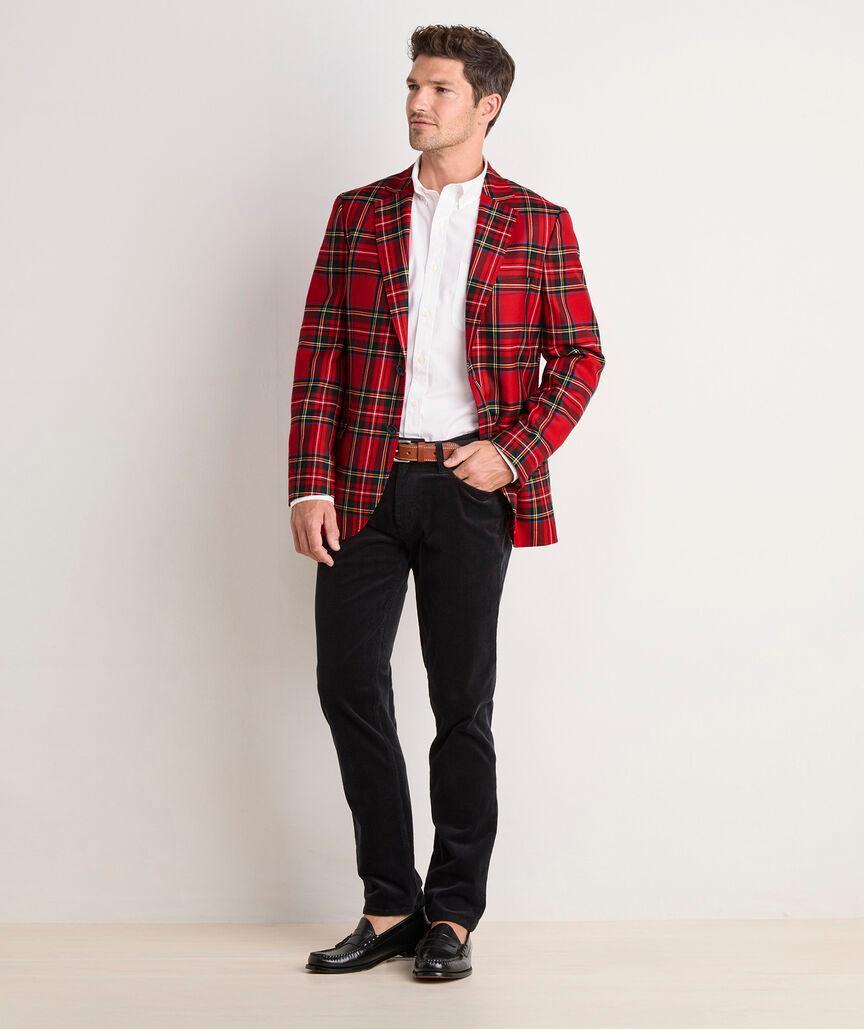 Tartan Moon Wool Blazer Product Image