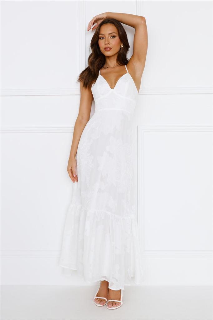 Isla Maxi Dress White Product Image