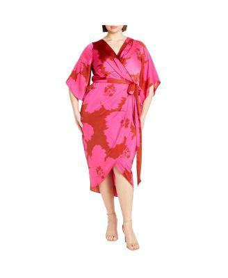 Plus Size Kimberly Print Maxi Dress Product Image